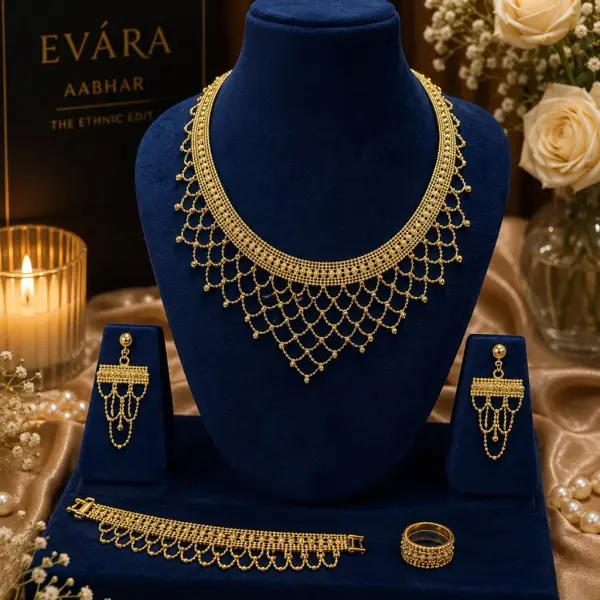 EVARA NOORJAAL 18K GOLD PLATED