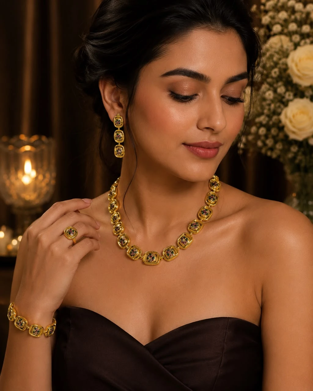 EVARA NOVAA LINK- 18K GOLD PLATED