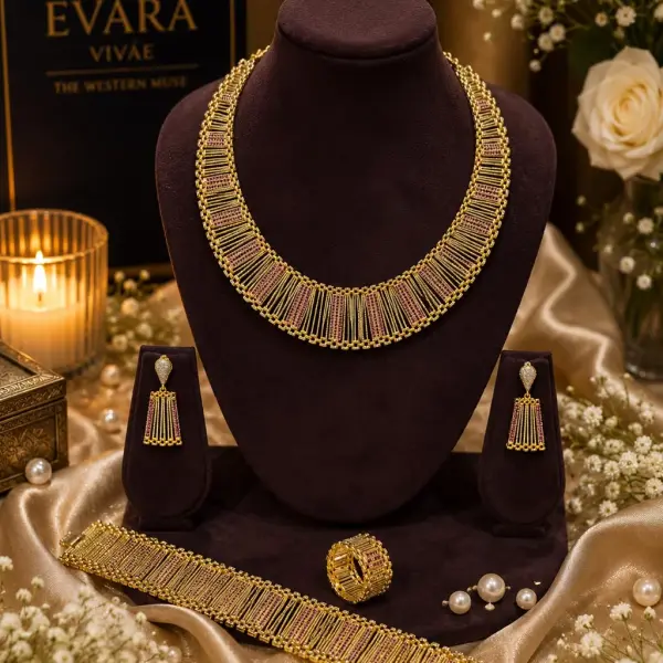 EVARA SWARNA REKHA 18K GOLD PLATED