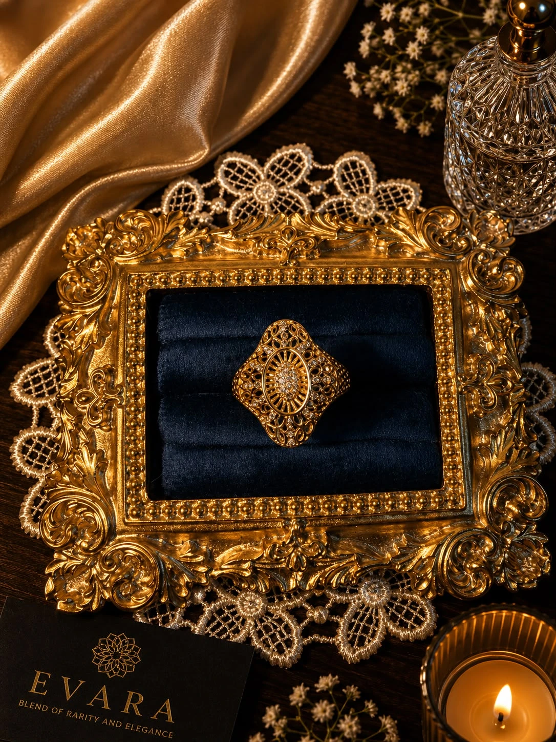 EVARA SOLARA FILIGREE RING