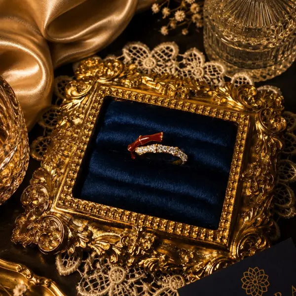 EVARA CORALIA ARC RING