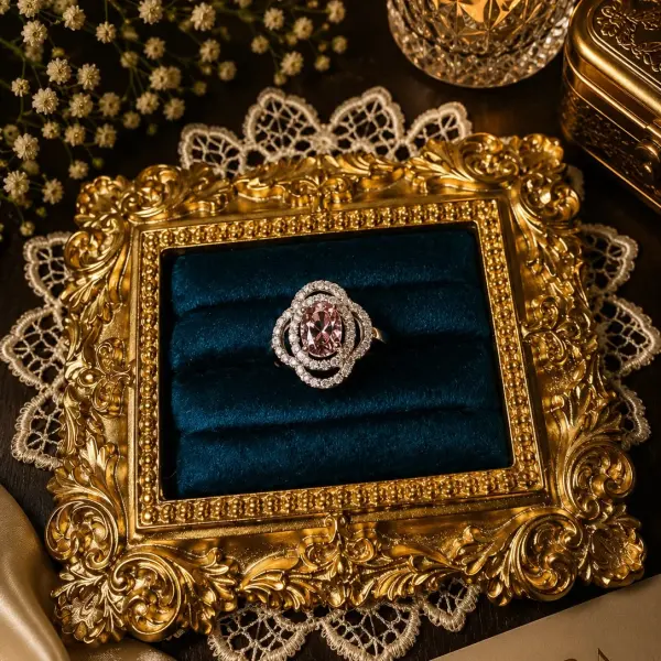 EVARA ROSÉ ÉTOILE RING