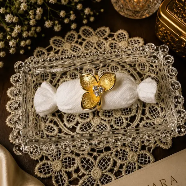 EVARA FLEUR D'OR RING