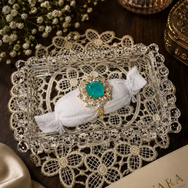 EVARA VERDE ÉCLAT RING