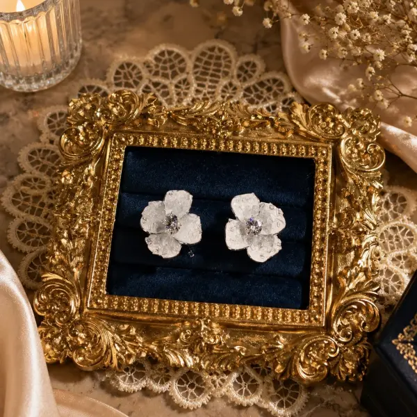 EVARA BLANC FLEUR S925